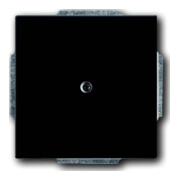 Busch-Jaeger Cache noir mat avec support pour sortie de câble 1749-885-1