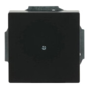 Busch-Jaeger Cache noir mat avec support pour sortie de câble 1749-885-3