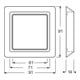 Busch-Jaeger Cadre 1 poste anthracite, encastré, toutes conditions 2101-35