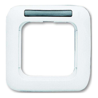 Busch-Jaeger Cadre 1 poste blanc, fenêtre de visualisation 1721 NS-214