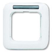 Busch-Jaeger Cadre 1 poste blanc, fenêtre de visualisation 1721 NS-214-1