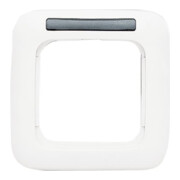 Busch-Jaeger Cadre 1 poste blanc, fenêtre de visualisation 1721 NS-214-3