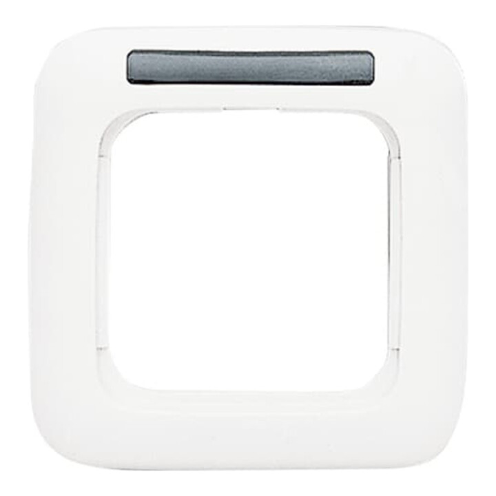 Busch-Jaeger Cadre 1 poste blanc, fenêtre de visualisation 1721 NS-214