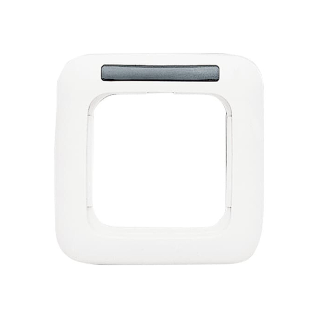 Busch-Jaeger Cadre 1 poste blanc, fenêtre de visualisation 1721 NS-214