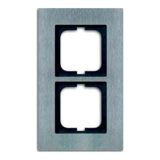 Busch-Jaeger Cadre 2-fach acier inoxydable 1722-860
