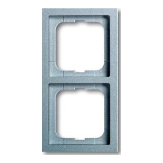 Busch-Jaeger Cadre 2-fach alusilber, fu.linear 1722-183K