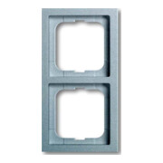 Busch-Jaeger Cadre 2-fach alusilber, fu.linear 1722-183K-1