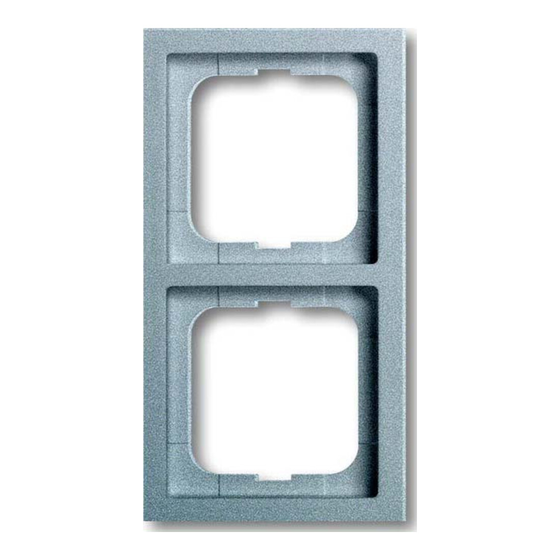Busch-Jaeger Cadre 2-fach alusilber, fu.linear 1722-183K