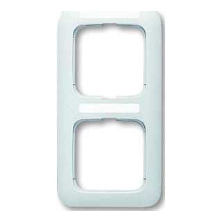 Busch-Jaeger Cadre 2-fach blanc 1722 NS-214