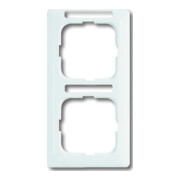Busch-Jaeger Cadre 2-fach blanc alpin 1722 NSKA-214-1