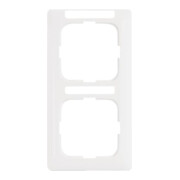 Busch-Jaeger Cadre 2-fach blanc alpin 1722 NSKA-214-3