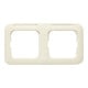Busch-Jaeger Cadre 2-fach blanc, horizontal, visible 1732 NS-212