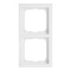 Busch-Jaeger Cadre 2-fach blanc studio mat 1722-884K