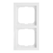 Busch-Jaeger Cadre 2-fach blanc studio mat 1722-884K-3