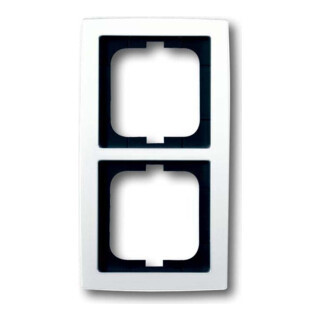 Busch-Jaeger Cadre 2-fach blanc studio, solo 1722-84