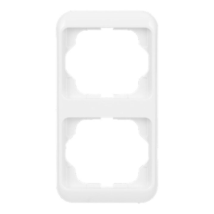 Busch-Jaeger Cadre 2-fach blanc studio, vertical 1732-24G