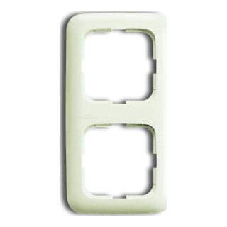 Busch-Jaeger Cadre 2-fach blanc, vertical + horizontal 2512-212