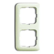 Busch-Jaeger Cadre 2-fach blanc, vertical + horizontal 2512-212-1