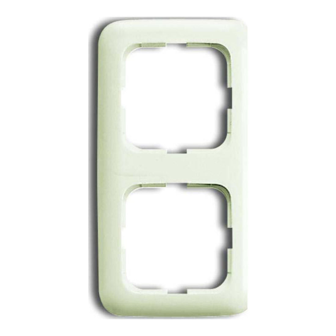 Busch-Jaeger Cadre 2-fach blanc, vertical + horizontal 2512-212