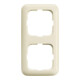 Busch-Jaeger Cadre 2-fach blanc, vertical + horizontal 2512-212
