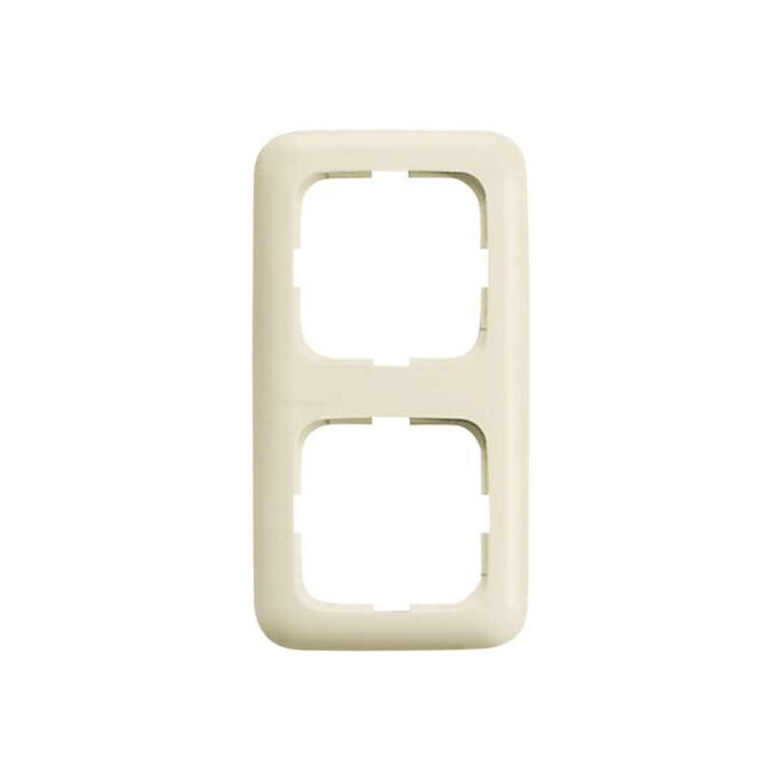 Busch-Jaeger Cadre 2-fach blanc, vertical + horizontal 2512-212