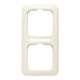 Busch-Jaeger Cadre 2-fach blanc, visuel vertical 1722 NS-212