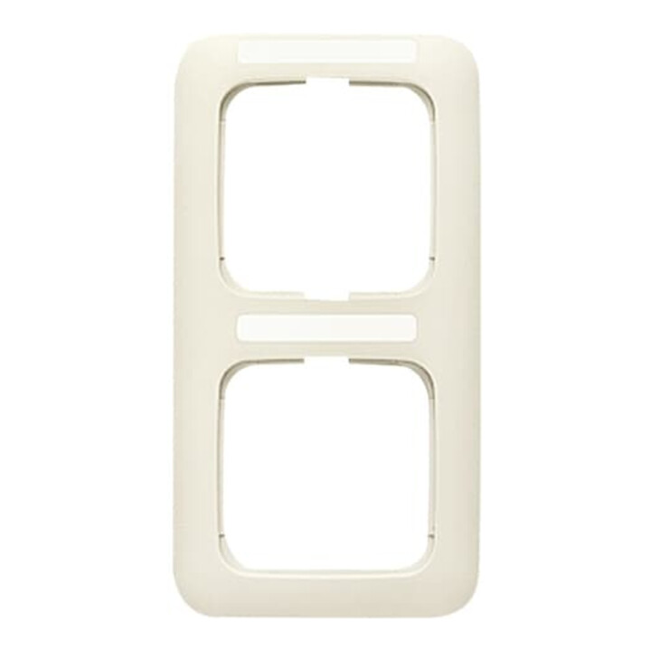 Busch-Jaeger Cadre 2-fach blanc, visuel vertical 1722 NS-212