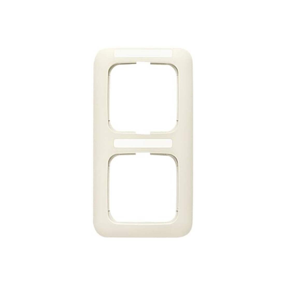 Busch-Jaeger Cadre 2-fach blanc, visuel vertical 1722 NS-212