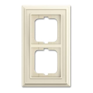 Busch-Jaeger Cadre 2-fach ivoire/blanc 1722-832