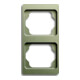 Busch-Jaeger Cadre 2-fach palladium, vertical 1732 KA-260