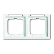Busch-Jaeger Cadre 2-fach stws, inscription horizontale 1732-184 NSK-1