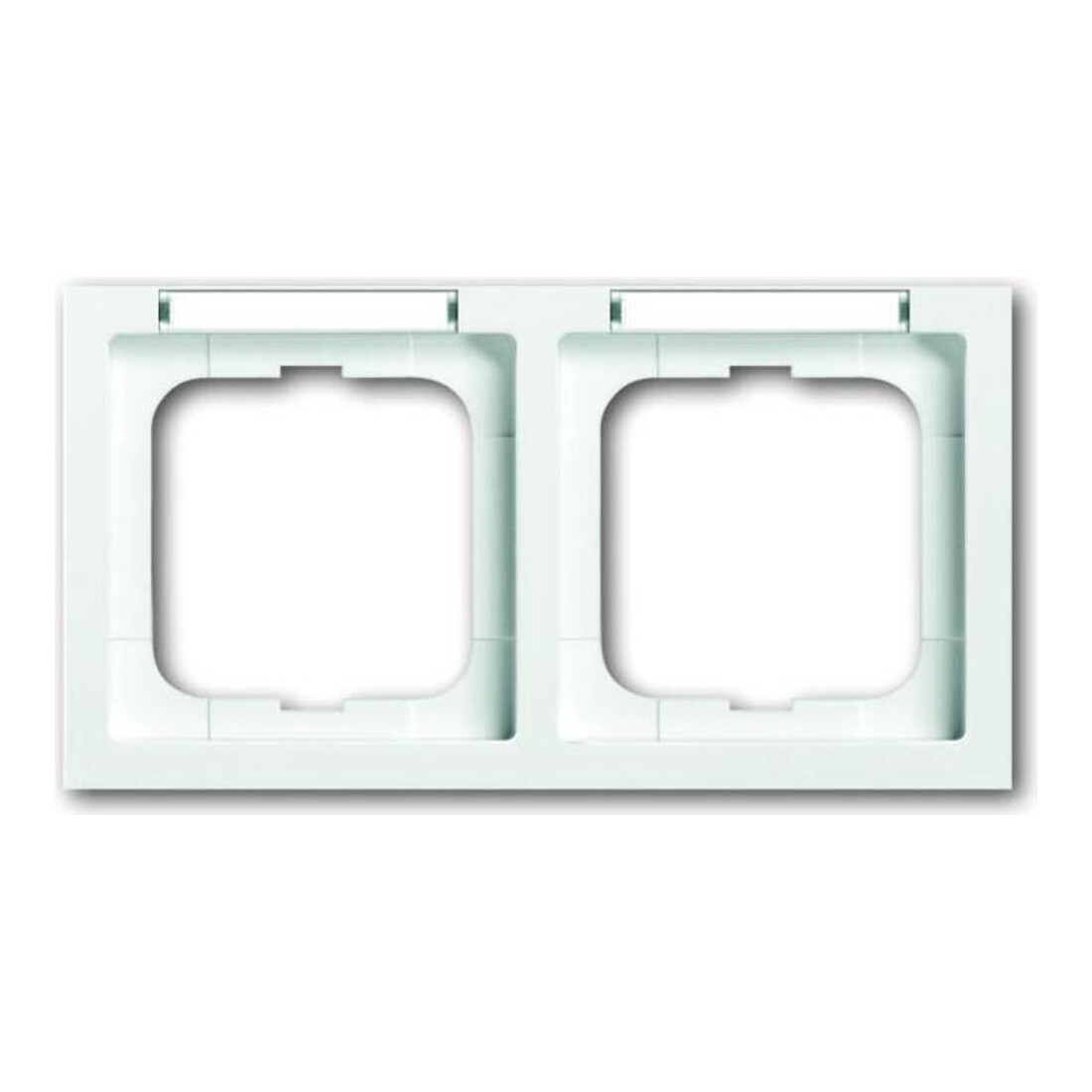 Busch-Jaeger Cadre 2-fach stws, inscription horizontale 1732-184 NSK