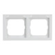 Busch-Jaeger Cadre 2-fach stws, inscription horizontale 1732-184 NSK