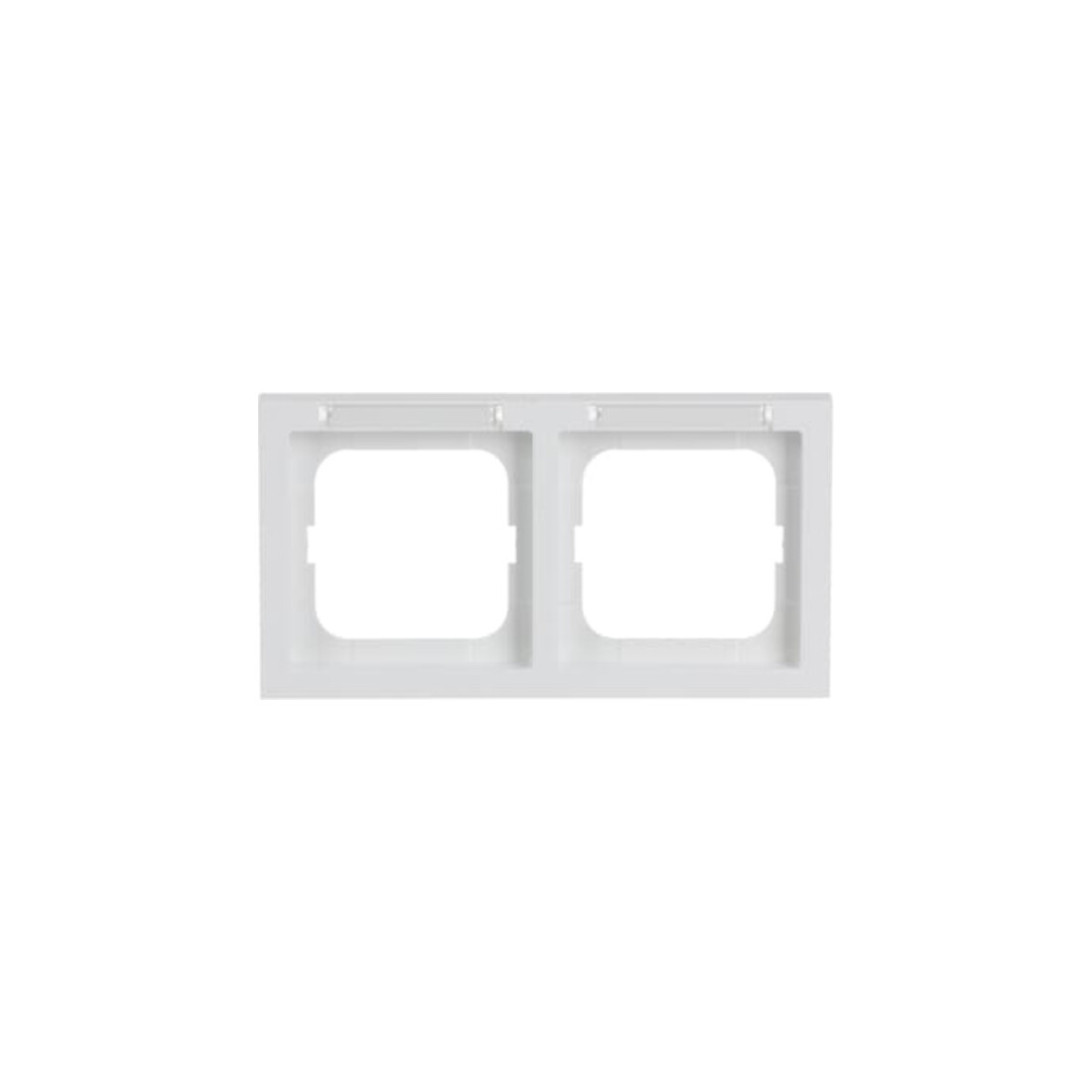 Busch-Jaeger Cadre 2-fach stws, inscription horizontale 1732-184 NSK