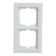 Busch-Jaeger Cadre 2-fach verre blanc 1722-280-3