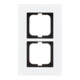 Busch-Jaeger Cadre 2-fach verre blanc 1722-811