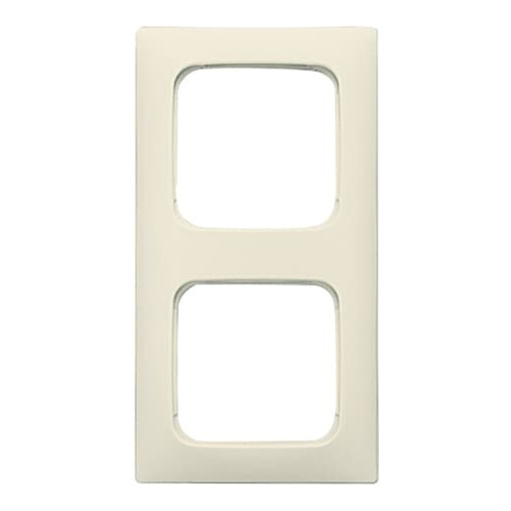 Busch-Jaeger Cadre 2 places blanc, pour cache-canal 2512-212K-102