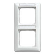 Busch-Jaeger Cadre 2 postes blanc alpin 1722 NS-914-1