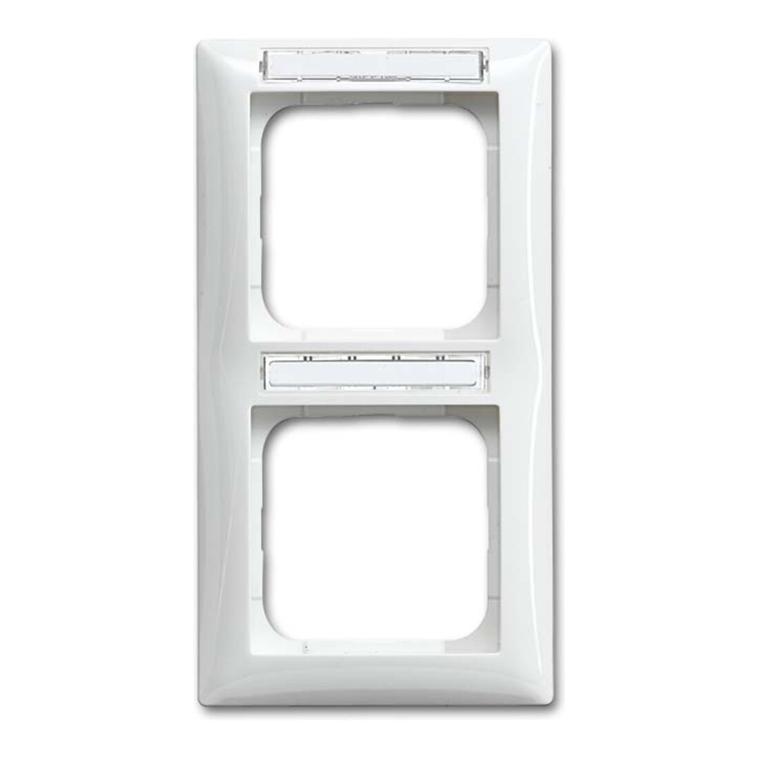Busch-Jaeger Cadre 2 postes blanc alpin 1722 NS-914