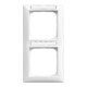 Busch-Jaeger Cadre 2 postes blanc alpin 1722 NS-914