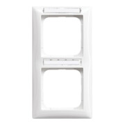 Busch-Jaeger Cadre 2 postes blanc alpin 1722 NS-914-3