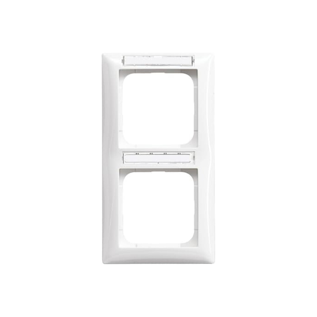 Busch-Jaeger Cadre 2 postes blanc alpin 1722 NS-914