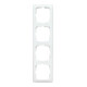 Busch-Jaeger Cadre 4-fach aws, pour couvercle de canalisation 2514-214K-102