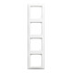 Busch-Jaeger Cadre 4-fach blanc alpin 1724-914