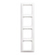 Busch-Jaeger Cadre 4-fach blanc alpin 1724 NS-914