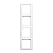 Busch-Jaeger Cadre 4-fach blanc alpin 1724 NS-914-3