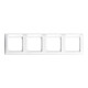 Busch-Jaeger Cadre 4-fach blanc alpin 1734 NS-914