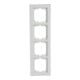 Busch-Jaeger Cadre 4-fach blanc studio 1724-284