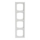 Busch-Jaeger Cadre 4-fach blanc studio, f.linear 1724-184K