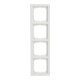 Busch-Jaeger Cadre 4-fach blanc studio mat 1724-884K